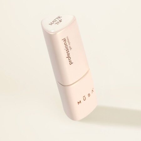 Top coat mate con efecto aterciopelado para uñas de Musa Nails