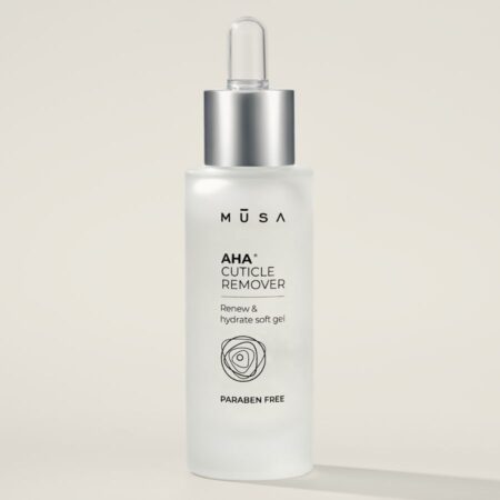AHA Cuticle Remover 30 ml, exfoliante para cutículas con ácido láctico y urea.