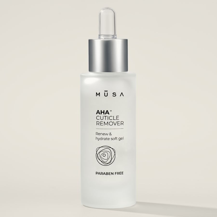 AHA Cuticle Remover 30 ml, exfoliante para cutículas con ácido láctico y urea.