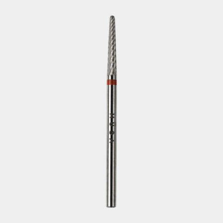 Fresa de Carbono Cono 21 Roja para manicura y pedicura profesional