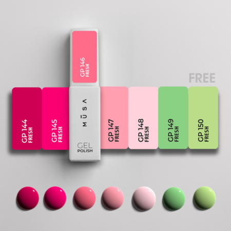 Colección Fresh Esmaltes en Gel de MUSA, con colores vibrantes y frescos, perfectos para la temporada primavera-verano