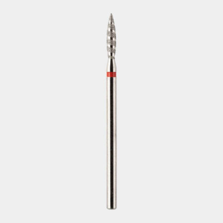 Fresa Tornado Diámetro 23 - Anillo Rojo con grano fino. Ideal para eliminar cutículas secas y alisar la pie