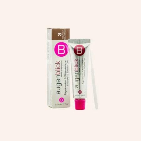 Tinte Marrón Natural para Pestañas y Cejas Berrywell "augenblick" nº 3, 15 ml