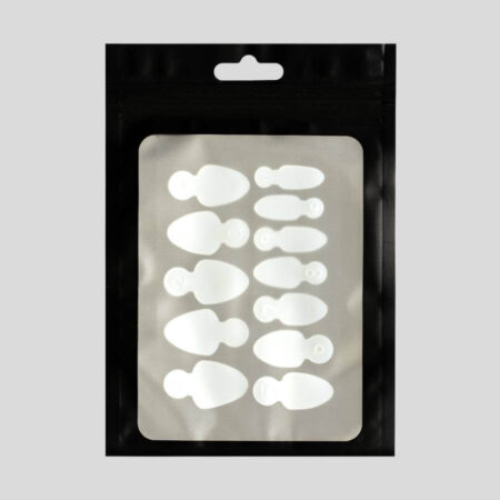 Plantillas de Silicona Francesa Oval Corta para Dual Form, flexibles y reutilizables