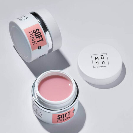 Acrygel Soft Pink AC06 de MUSA Nails para uñas resistentes y naturales.
