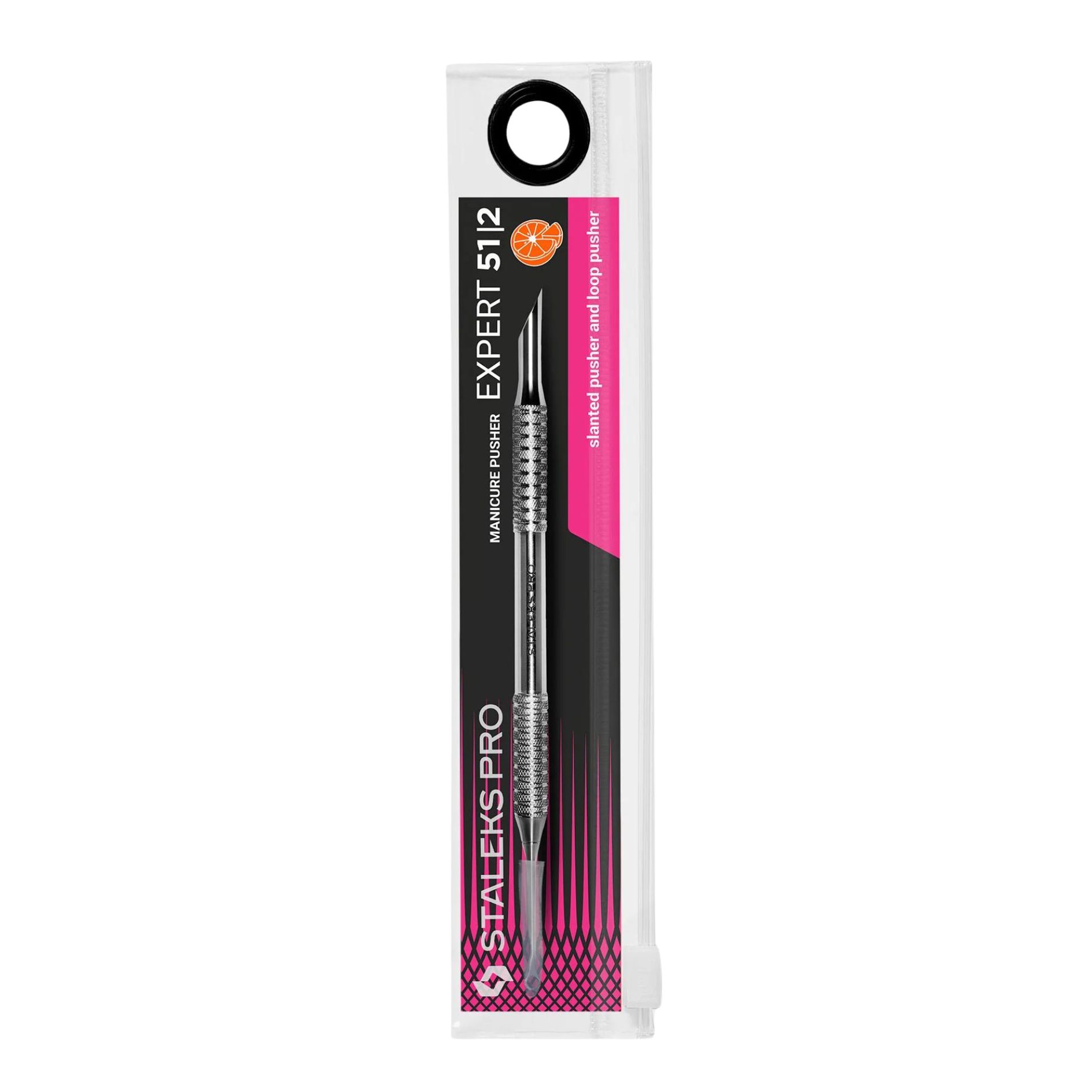 Staleks Empujador Expert 51/2 con diseño dual para manicura profesional