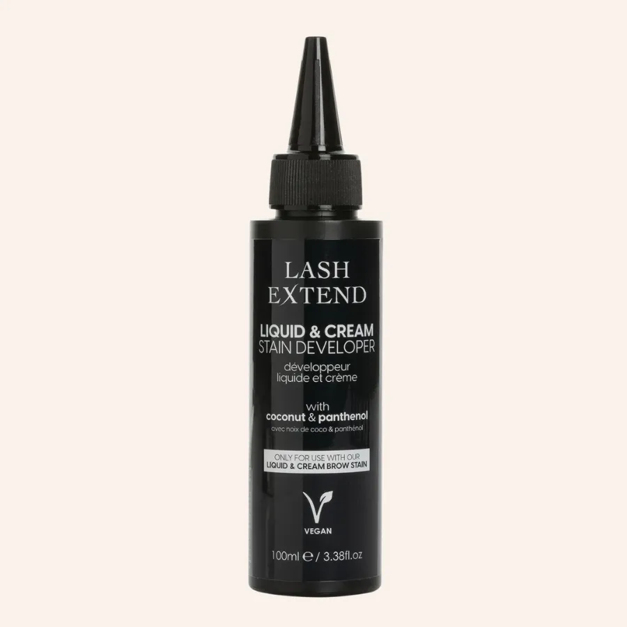 Cream Stain Developer 100 ml, revelador para tinte híbrido de cejas y pestañas, Lash extend