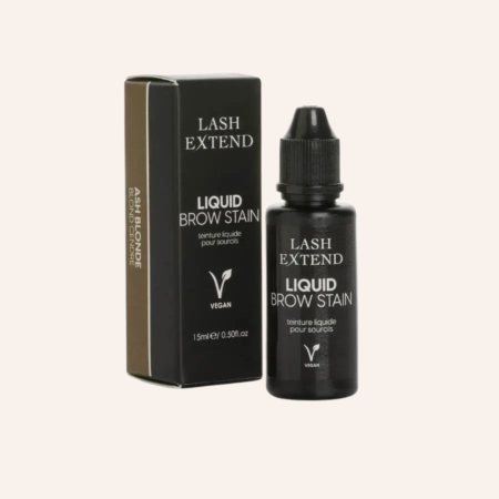 Tinte Híbrido Liquid Brow Stain Ash Blonde para coloración de cejas y pestañas, rubio ceniza