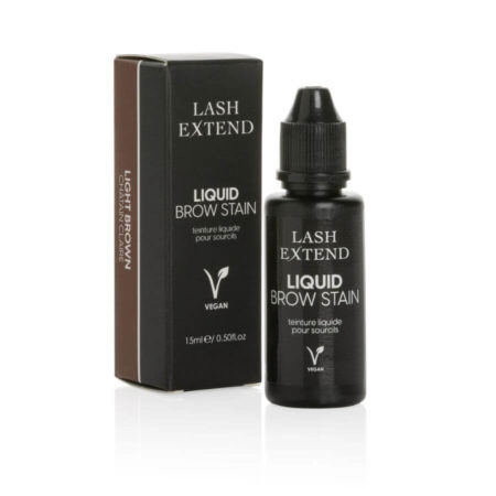 Tinte Híbrido Liquid Brow Stain Light Brown para coloración de cejas y pestañas. Marrón claro