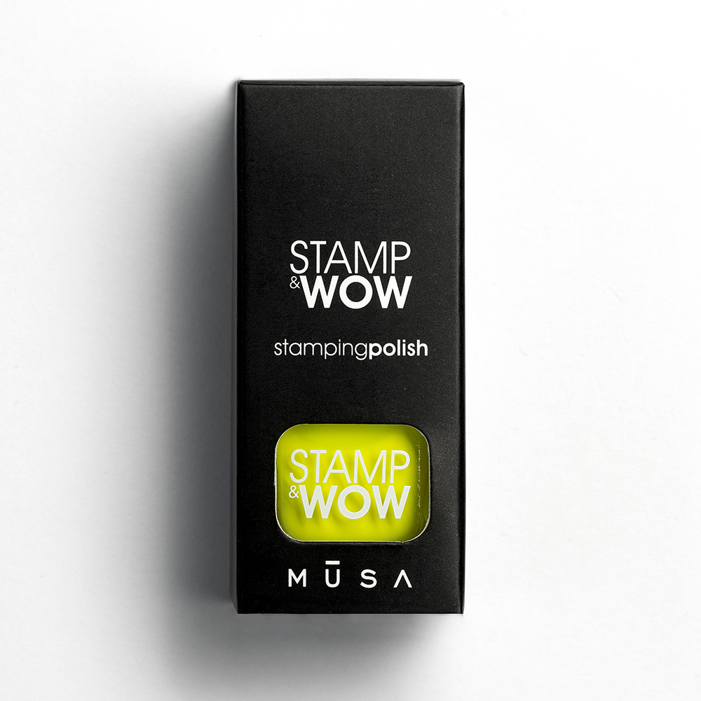 Esmalte Stamp&Wow de alta pigmentación para técnica de stamping, disponible en 32 colores