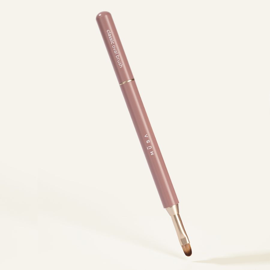 Pincel doble para uñas Oval y Liner 9 mm, ideal para gel y nail art detallado