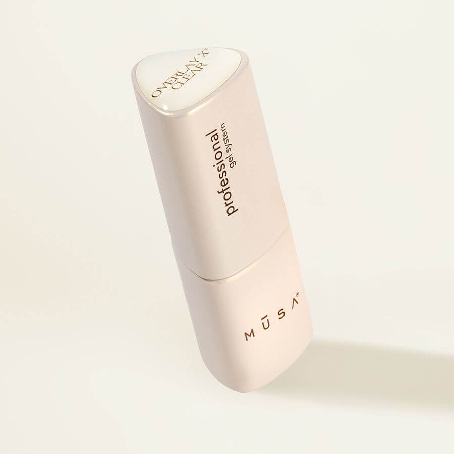 Overlay Base Gel Clear, base soak-off flexible para uñas resistentes