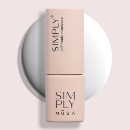 Gel semipermanente blanco SP002 Simply Musa – esmalte uñas 8 ml