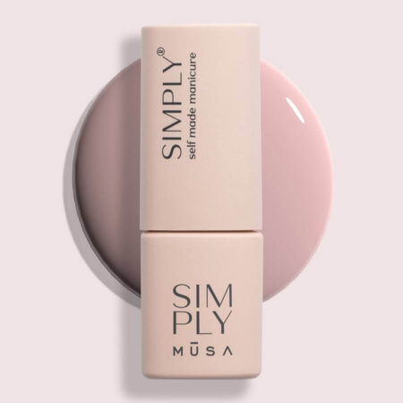 Gel semipermanente rosa bailarina sin HEMA Simply Musa SP016 de 8 ml
