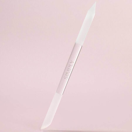 Lima Cristal Cutículas Musa – Herramienta de cristal para empujar y pulir cutículas