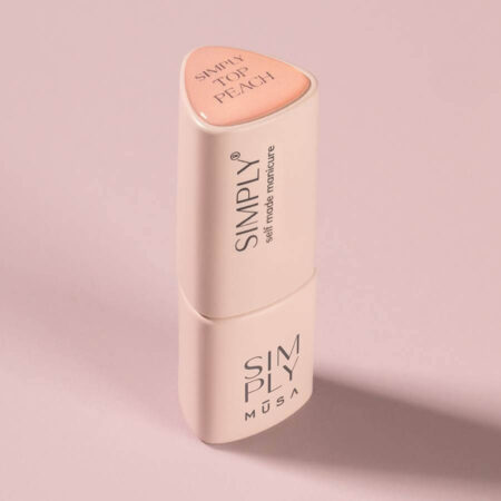 Top Peach Simply Musa con acabado nude melocotón brillante