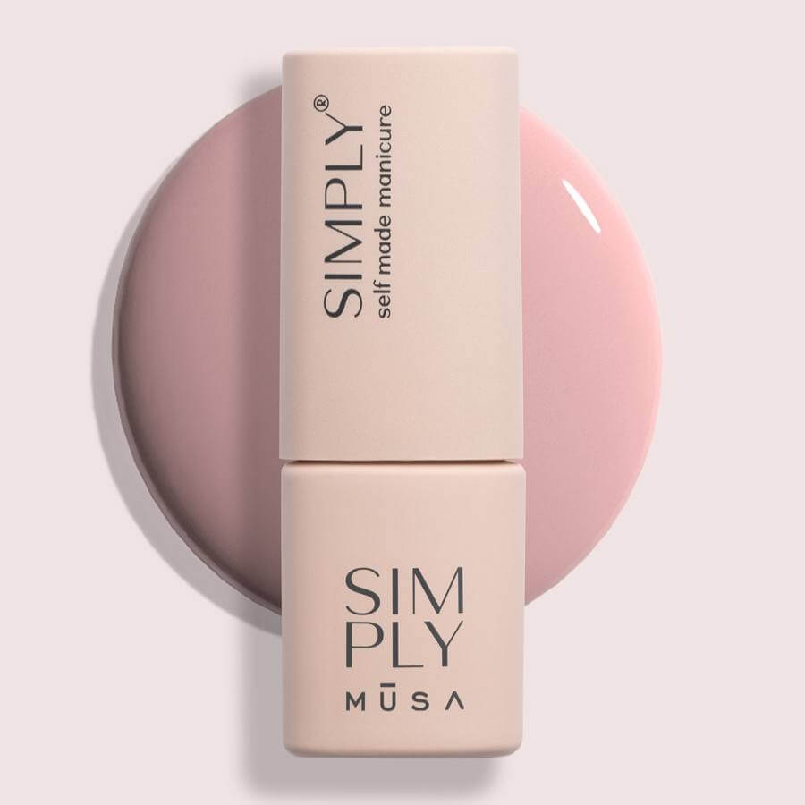 Top Skin Rose Musa – Top coat nude rosado brillante y duradero