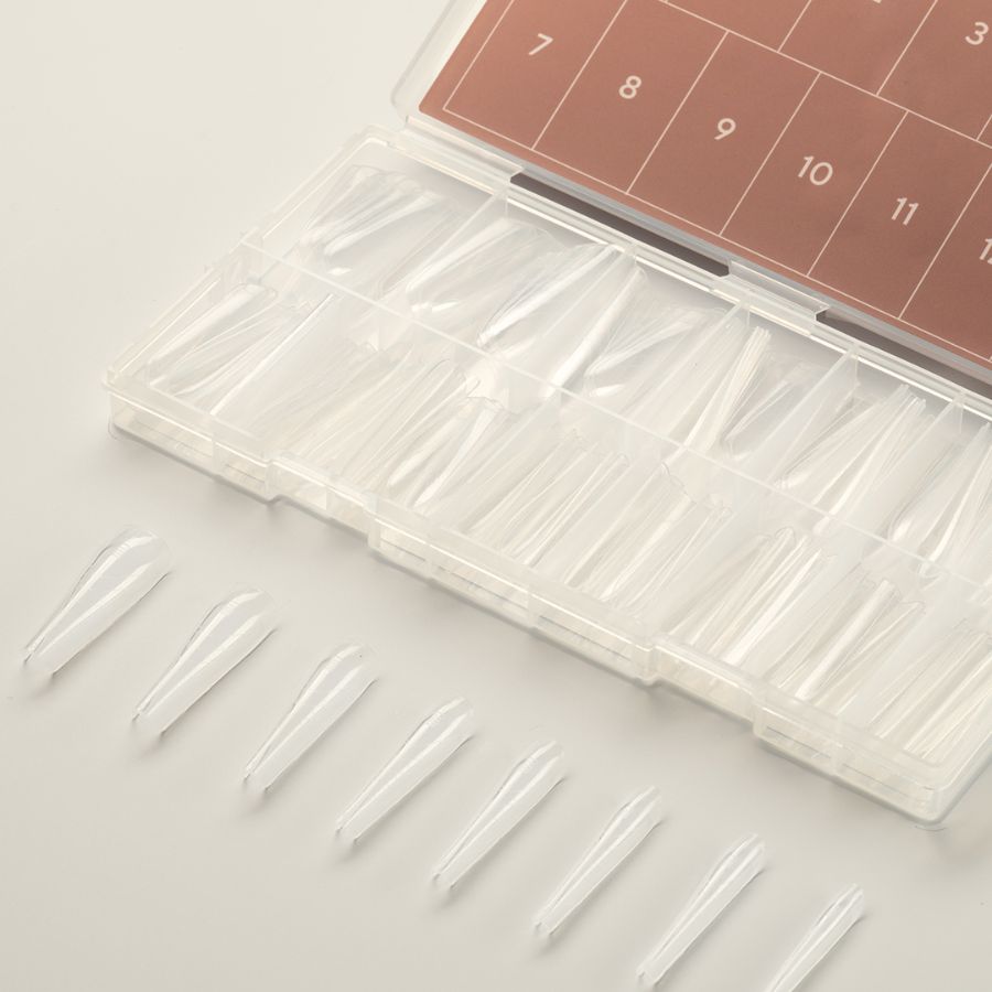 caja abierta de dual form almendra moderna display form 17 para uñas