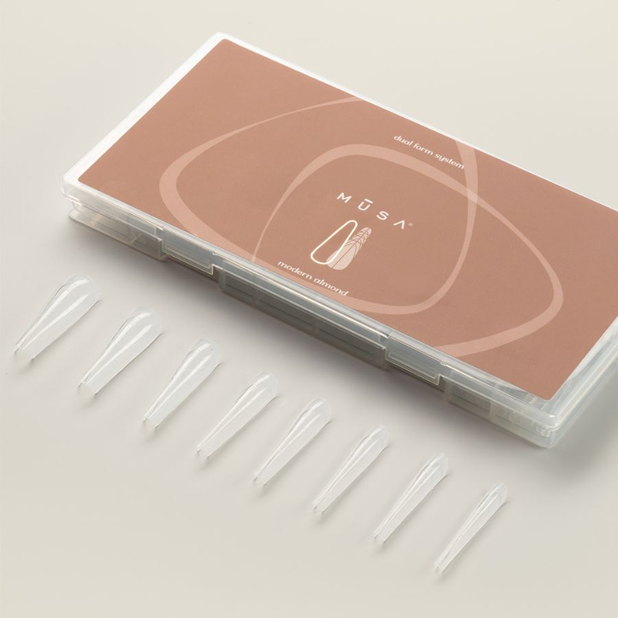 dual form almendra moderna display form 17 para uñas