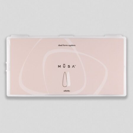 Molde Dual Form Stiletto - Display Form 19 de Musa Nails, 150 piezas reutilizables