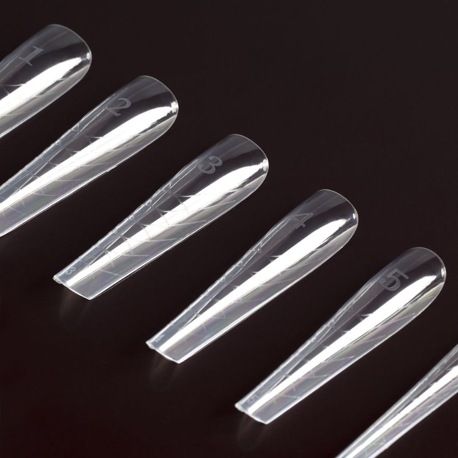 moldes de dual form almendra moderna display form 17 para uñas