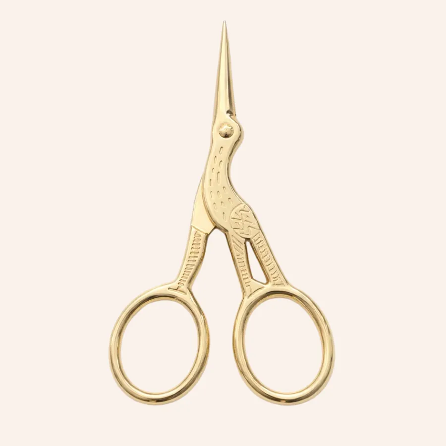 Tijeras de Precisión Lash eXtend doradas para corte de cejas profesional