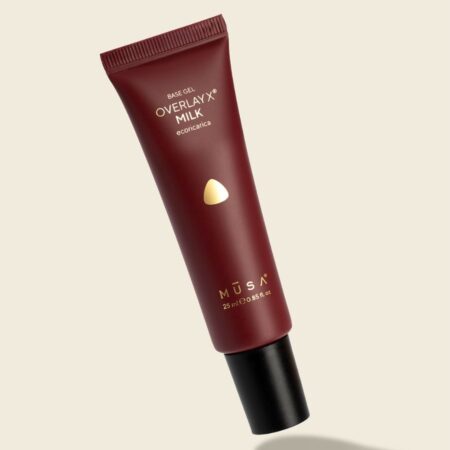 Overlay X® Base Gel Milk 25 ml – Base milk autonivelante, HEMA FREE y TPO FREE para uñas naturales