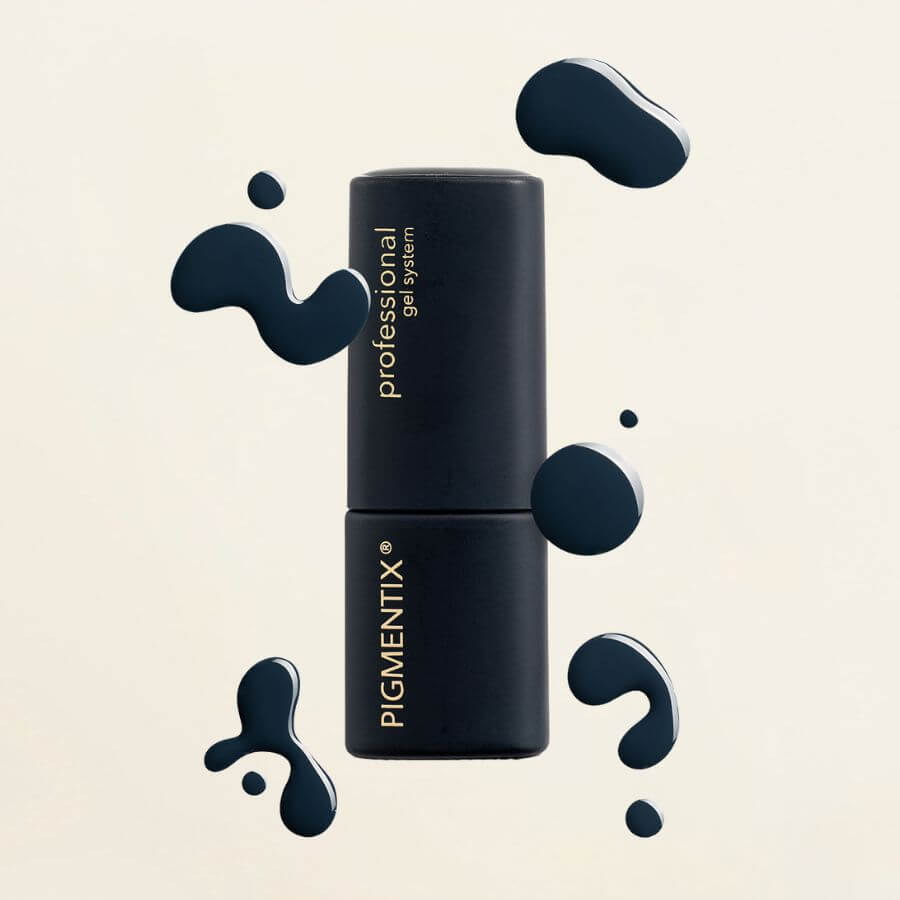 Pigmentix® Esmalte Semipermanente Midnight Blue 038 – Azul Medianoche Ultra Pigmentado