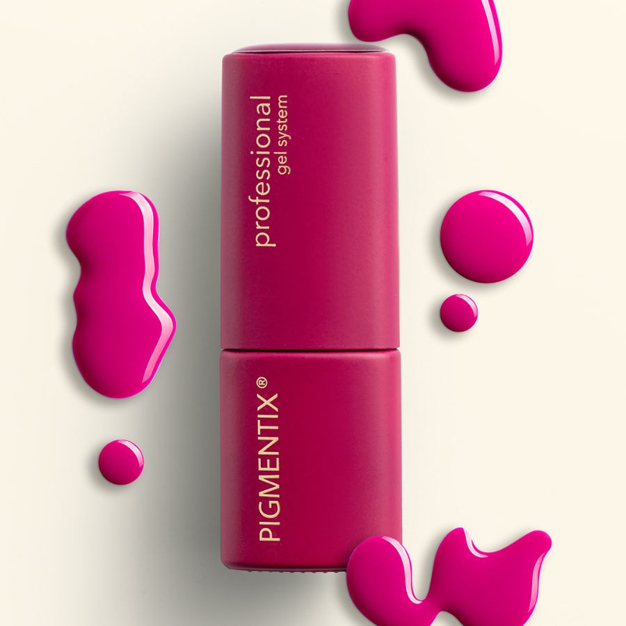 Pigmentix® Esmalte Semipermanente Fuchsia 007 – Rosa Fucsia Intenso y Ultra Pigmentado