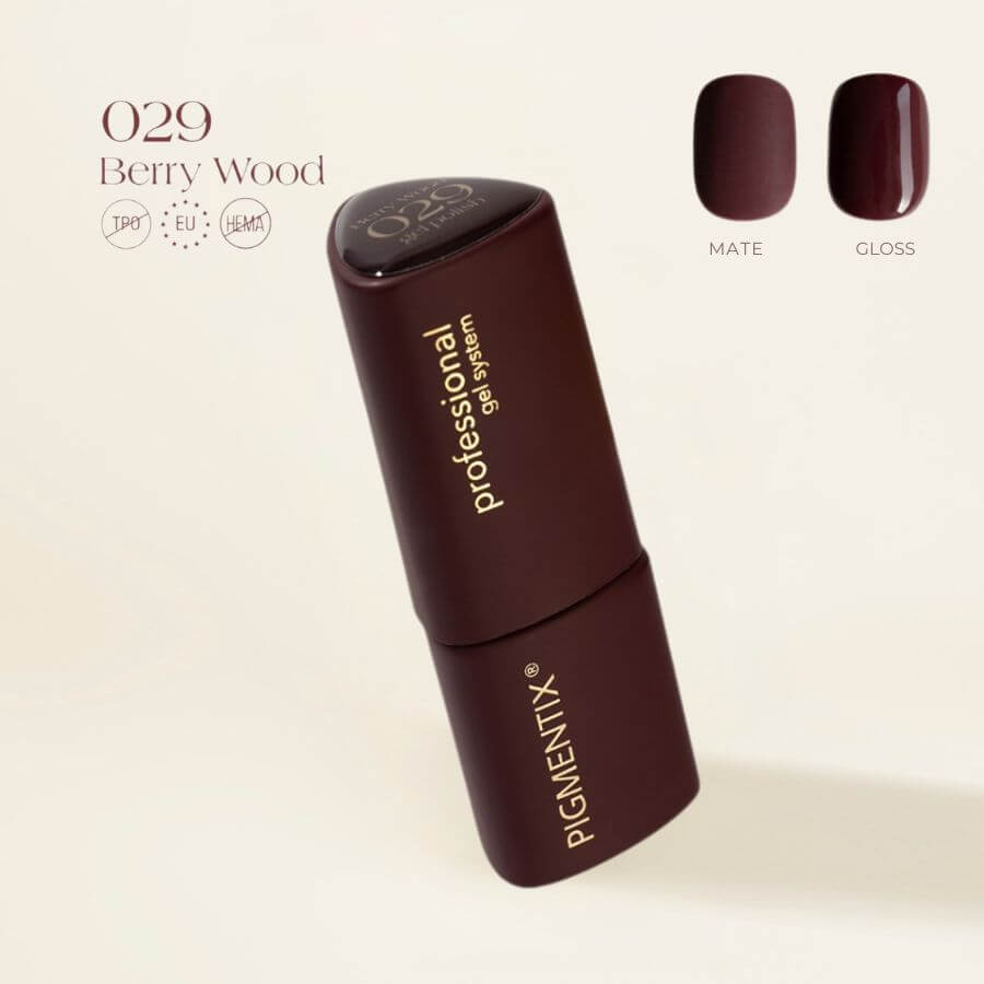 Pigmentix® Esmalte Semipermanente Berry Wood 029 – Madera de Baya Ultra Pigmentado