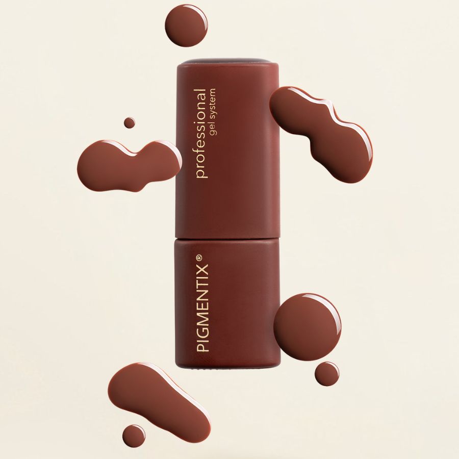 Pigmentix® Esmalte Semipermanente Chocolate 030 – Marrón Chocolate Ultra Pigmentado