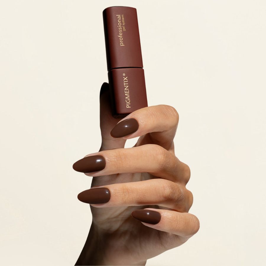 Pigmentix® Esmalte Semipermanente Chocolate 030 – Marrón Chocolate Ultra Pigmentado