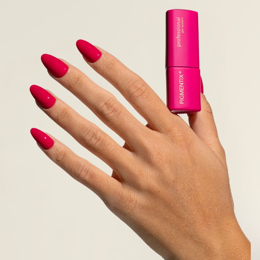 Pigmentix® Esmalte Semipermanente Hot Pink 008 – Rosa Fucsia Intenso Ultra Pigmentado