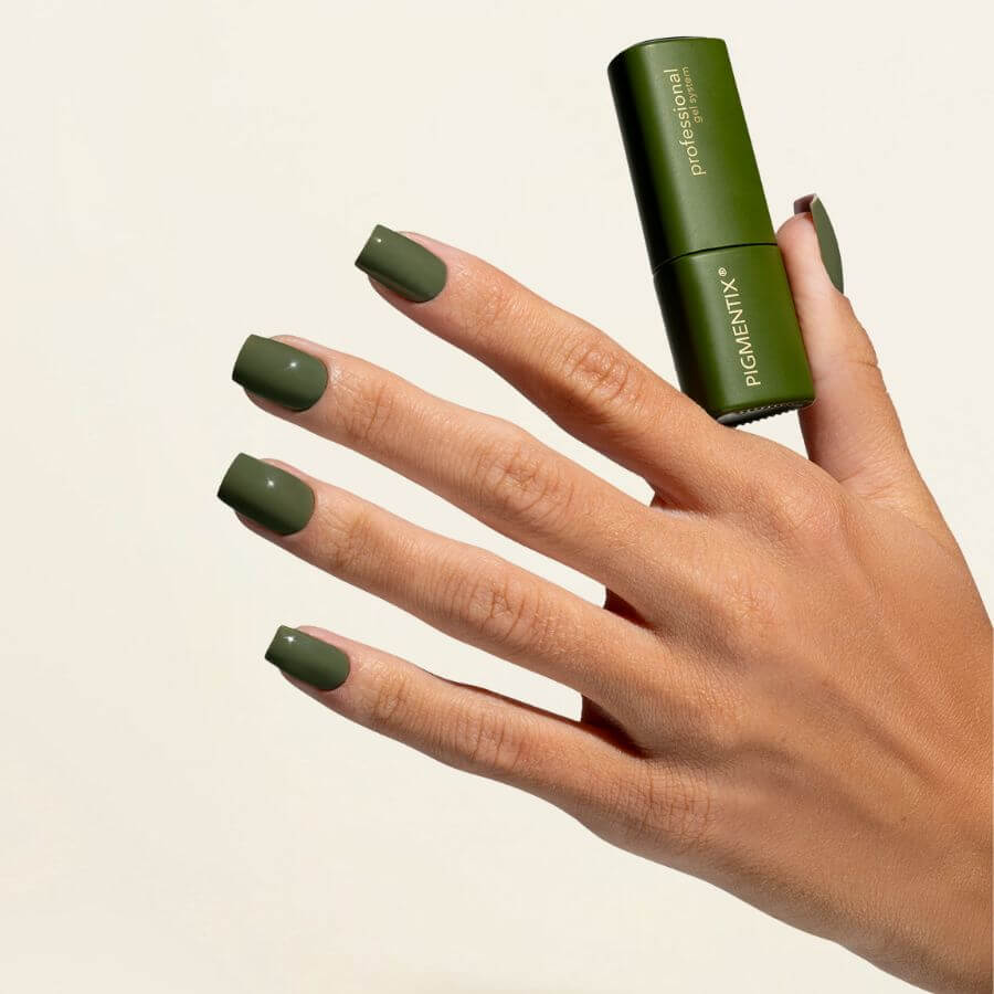Pigmentix® Esmalte Semipermanente Denim 040-verde oliva- ultra Pigmentado