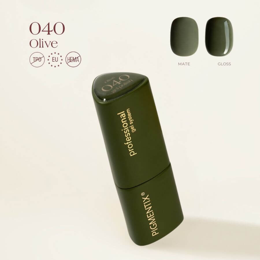 Pigmentix® Esmalte Semipermanente Denim 040-verde oliva- ultra Pigmentado