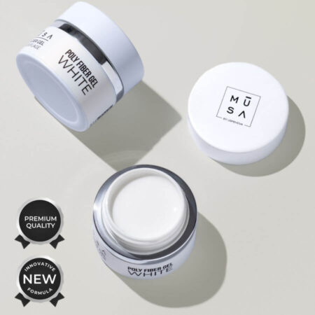 Poly Fiber Gel – Gel constructor profesional para uñas naturales resistentes y fuertes