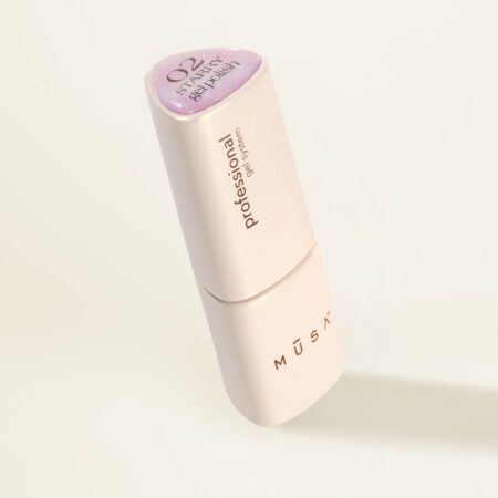 Gel Semipermanente Glitter Rosa Claro con microglitter finos para manicuras y nail art profesionales