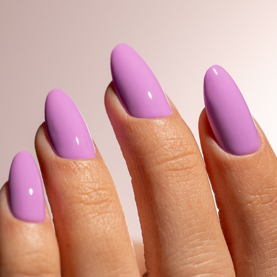 gel semipermanente malva uñas larga duración