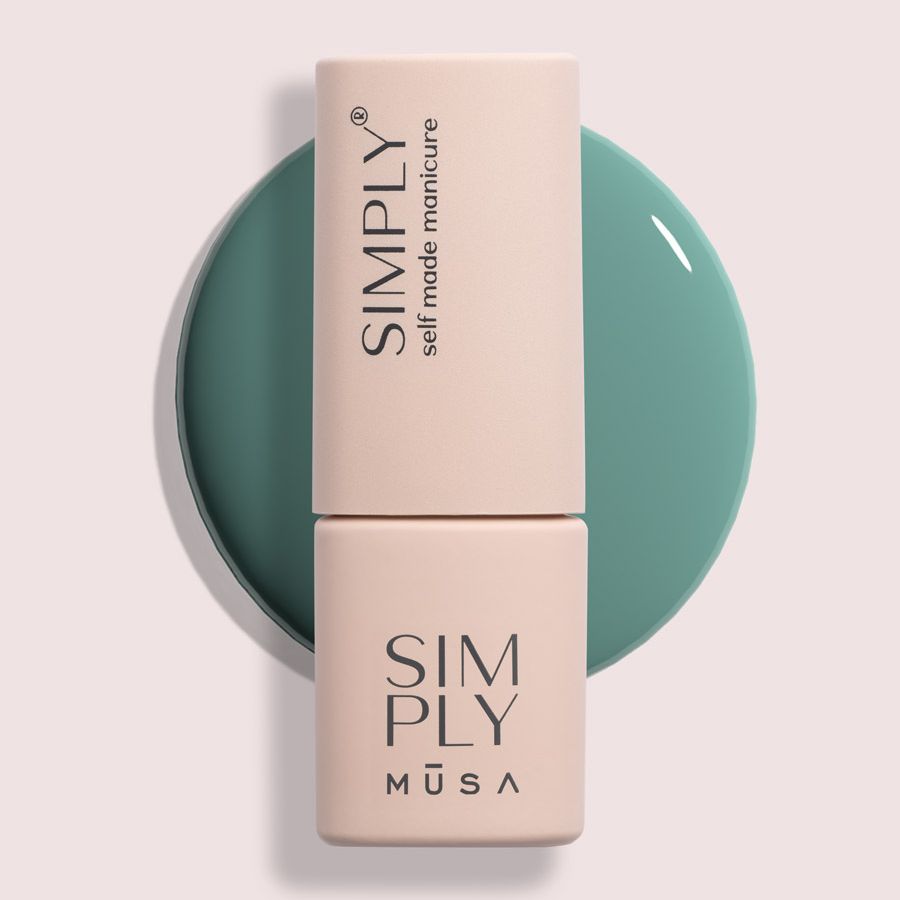 gel semipermanente verde salvia uñas profesional brillo duradero