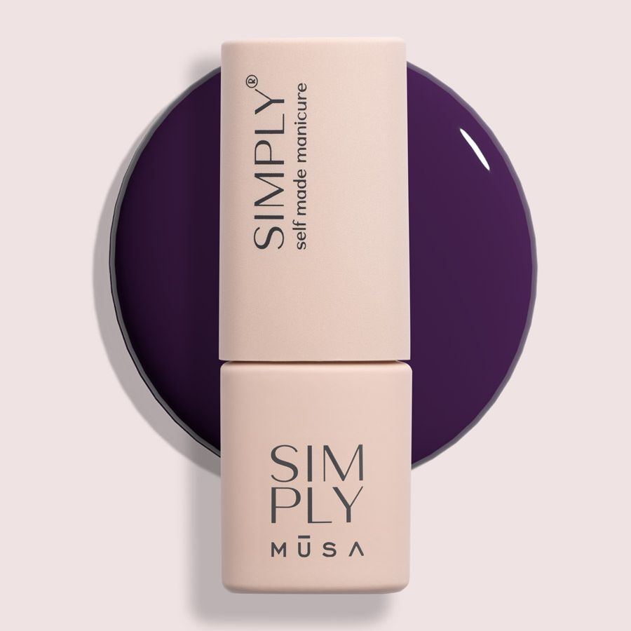 esmalte semipermanente violeta de larga duración