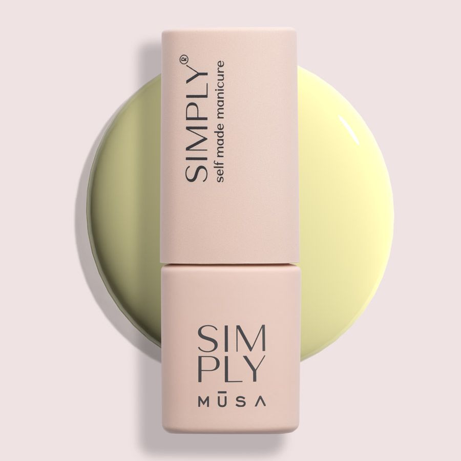 semipermanente amarillo mantequilla uñas suave