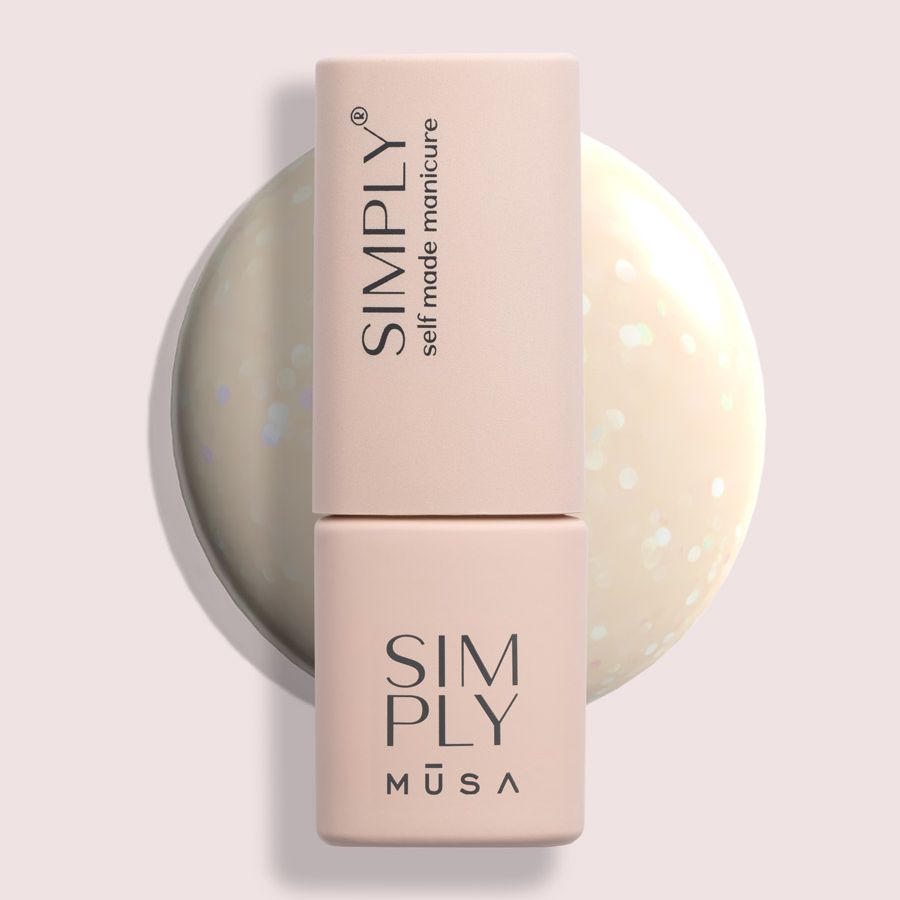 semipermanente rosa palo uñas elegante