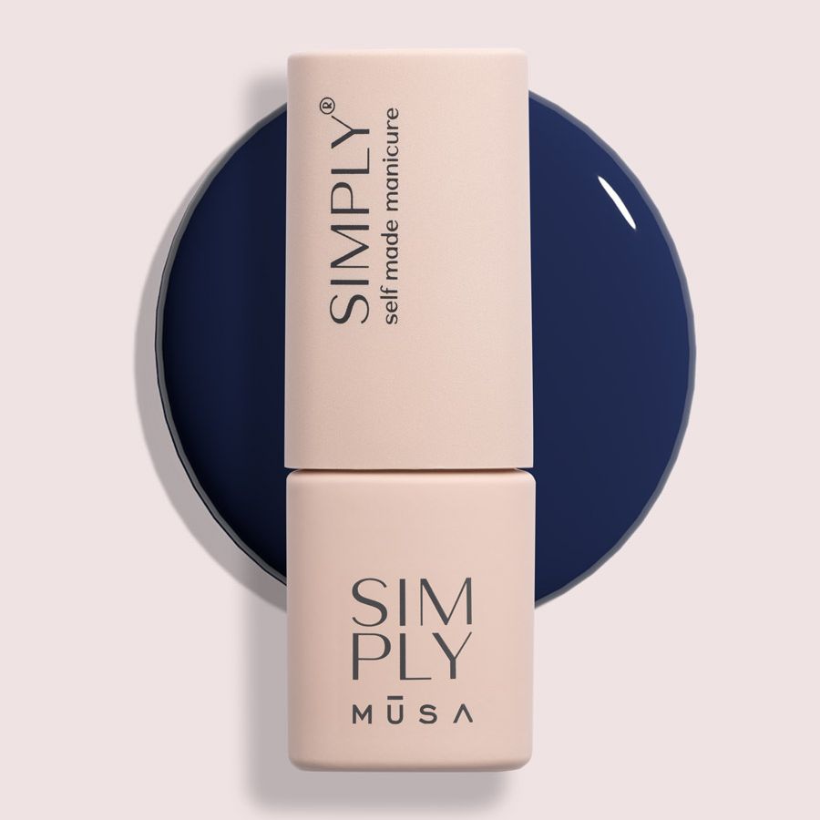 semipermanente simply musa azul oceano uñas gel larga duración