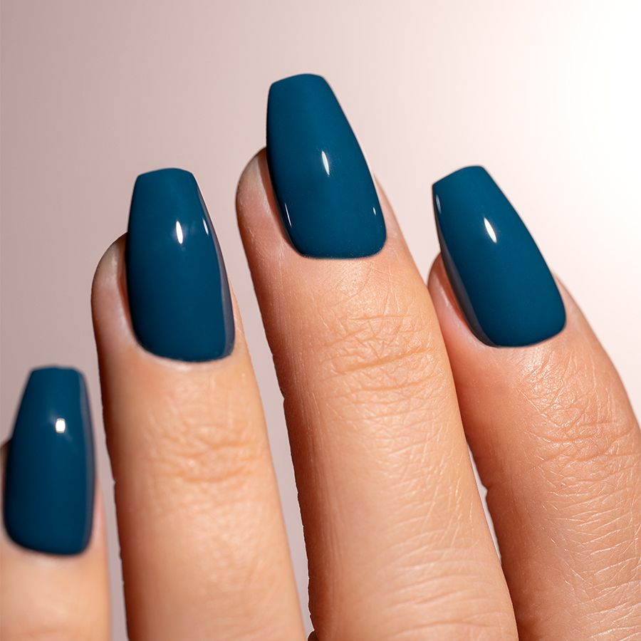 semipermanente simply musa azul verdoso uñas gel larga duración