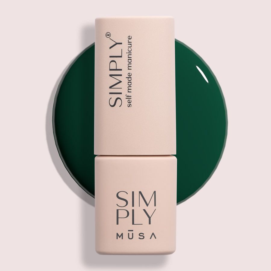 semipermanente verde bosque uñas gel larga duración