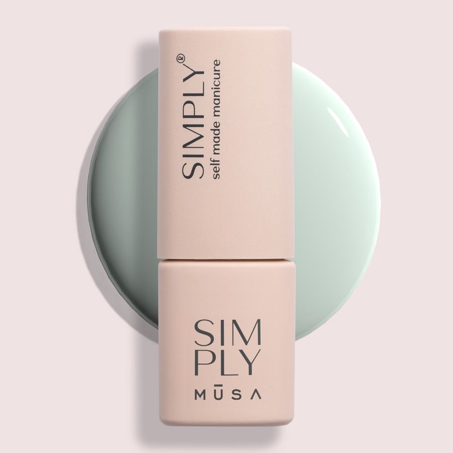 semipermanente verde pastel uñas profesional brillo duradero