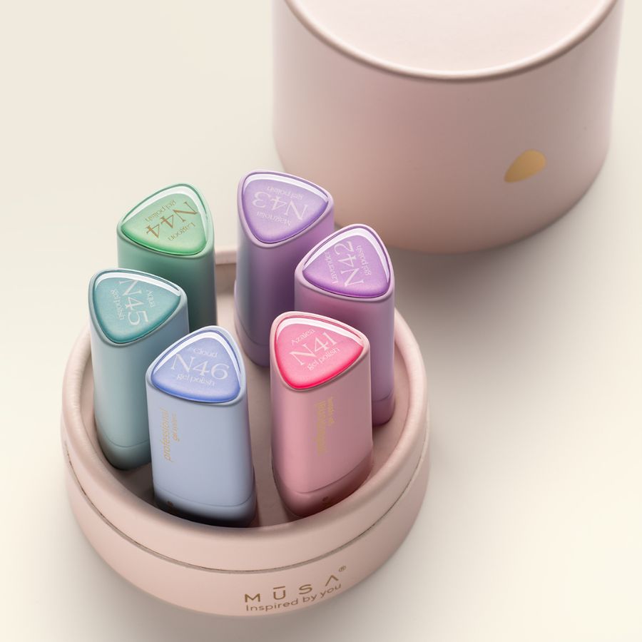 Colección Candy Bloom Pigmentix esmaltes semipermanentes pastel 6 colores