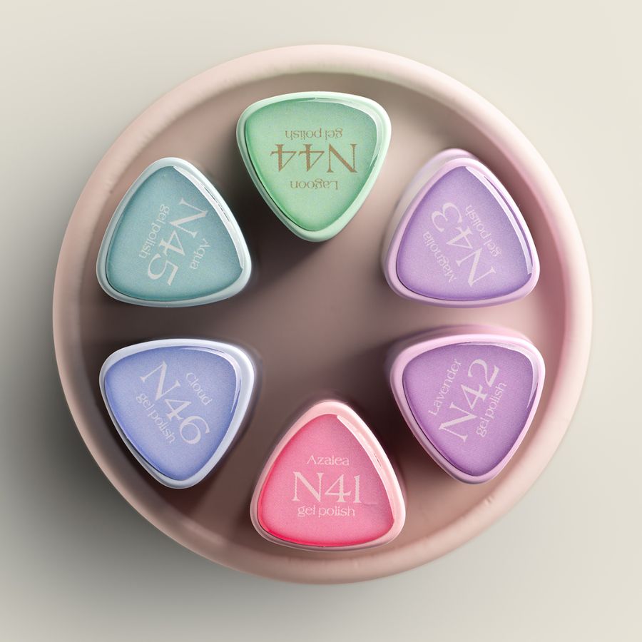 Colección Candy Bloom Pigmentix esmaltes semipermanentes pastel 6 colores