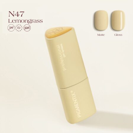 esmalte semipermanente amarillo vainilla pigmentix 047 8 ml