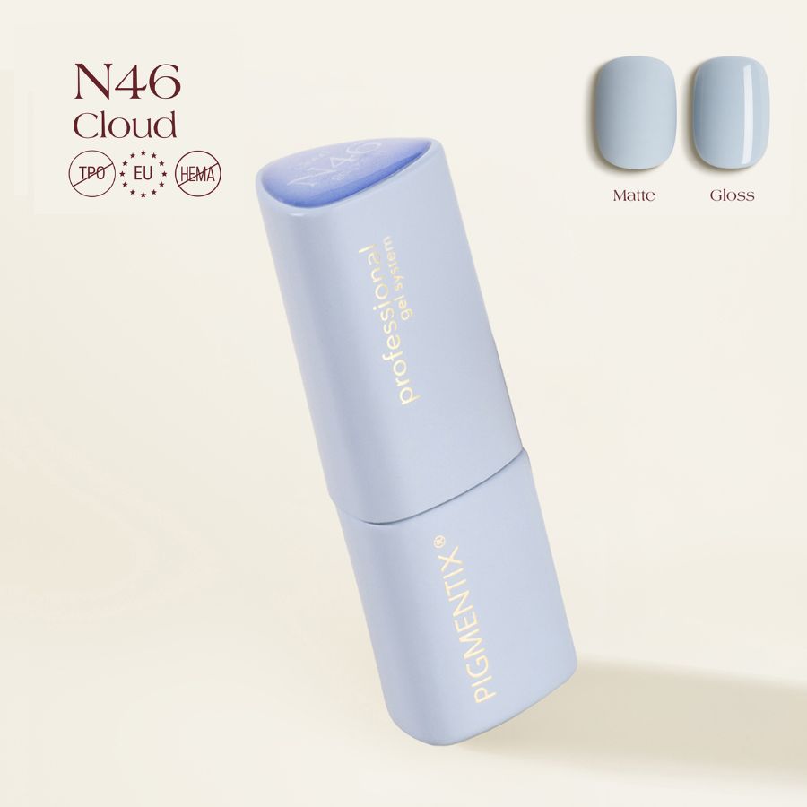 esmalte semipermanente azul nube pigmentix 046 8 ml